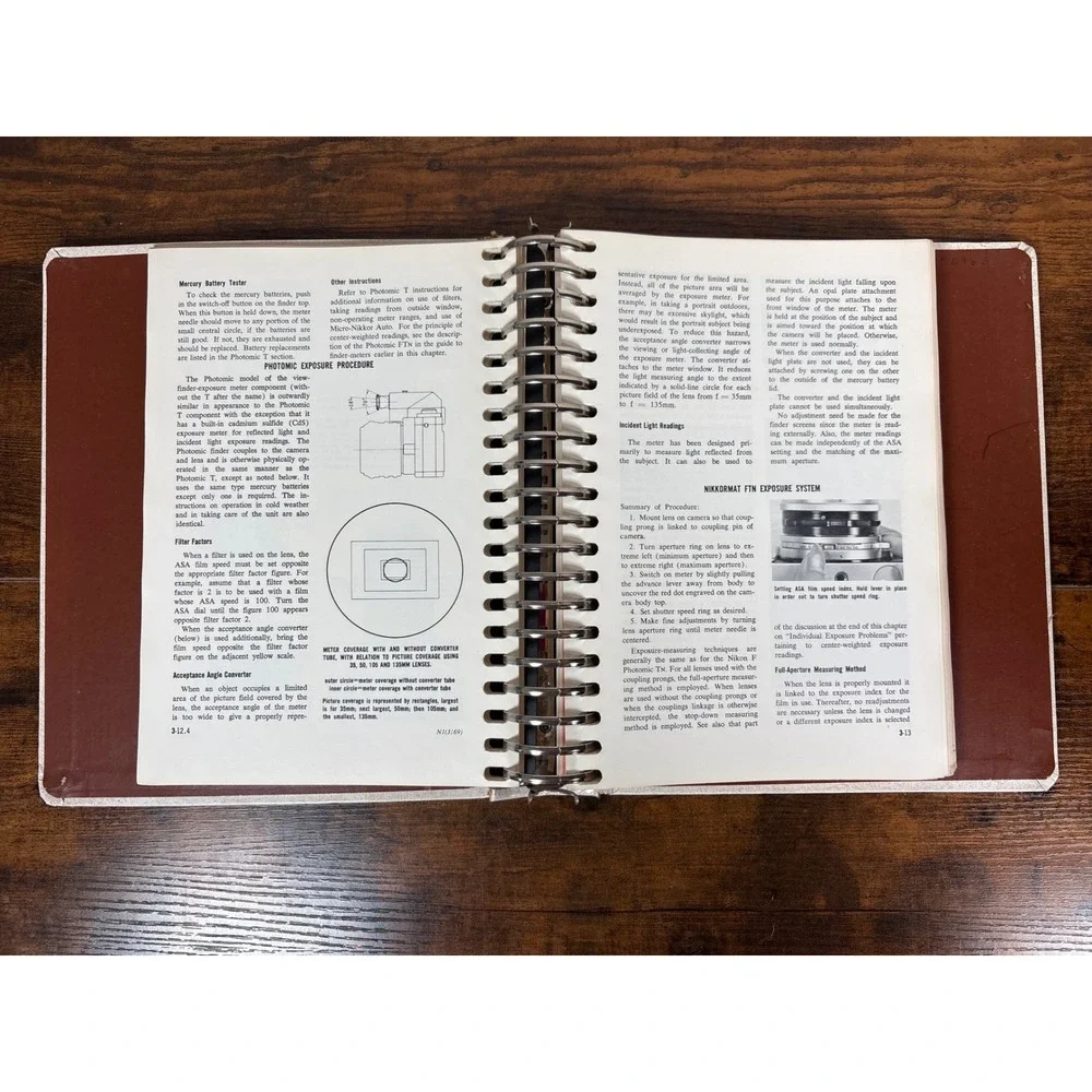 Vintage 1968 Nikon F Nikkormat Handbook of Photography‎ Manual Cooper Abbott